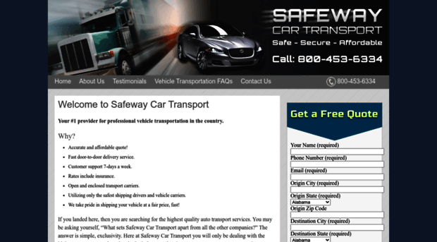 safewaycartransport.com