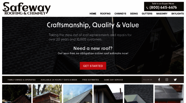 safewayroofingandchimney.com