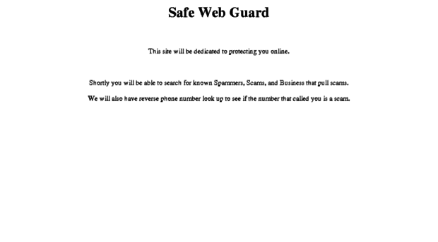safewebguard.com
