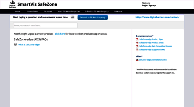 safezone-support.digitalbarriers.com