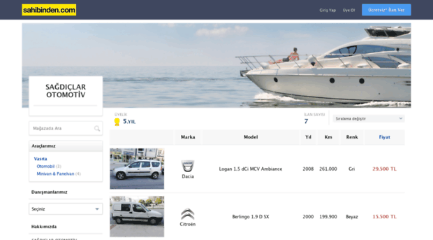 sagdiclarotomotiv.sahibinden.com