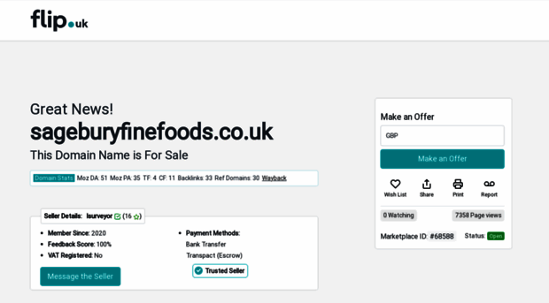 sageburyfinefoods.co.uk