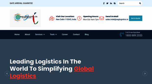 saglogistics.in