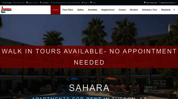 saharaapartments.com