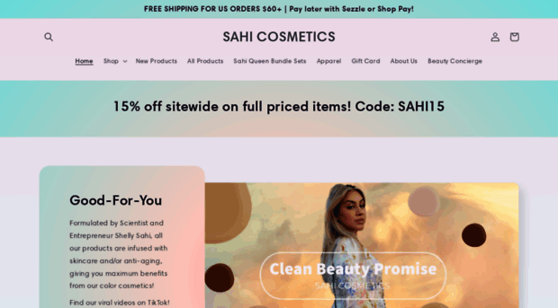 sahicosmetics.com