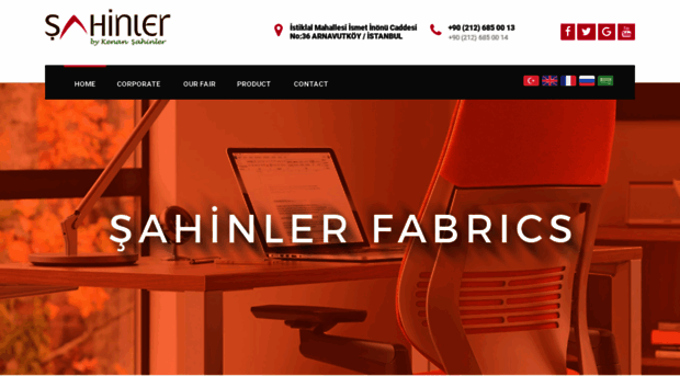 sahinlerfabrics.com