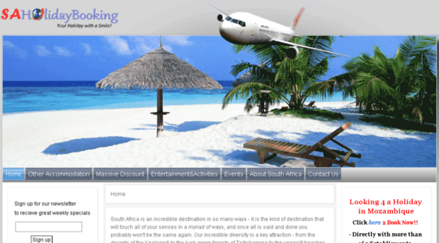 saholidaybooking.co.za