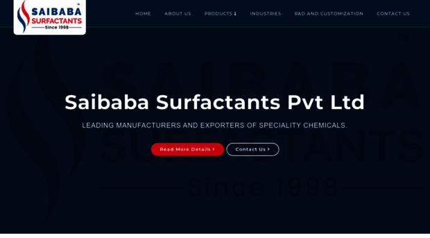 saibabasurfactants.com