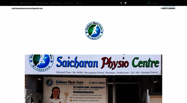 saicharanphysio.com