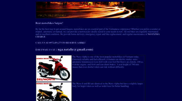 saigonbikerentals.com