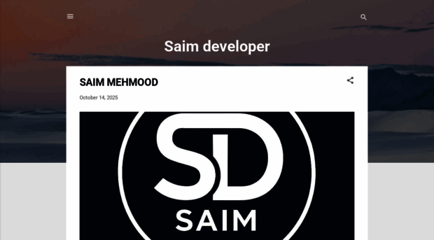 saimdeveloper.blogspot.com