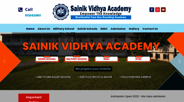 sainikvacademy.com