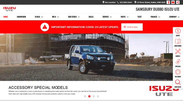 sainsburyisuzuute.com.au