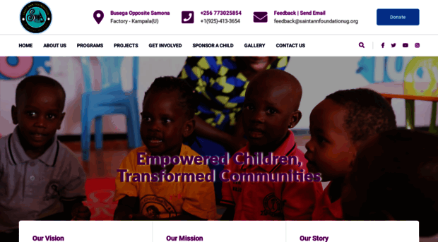 saintannfoundationug.org