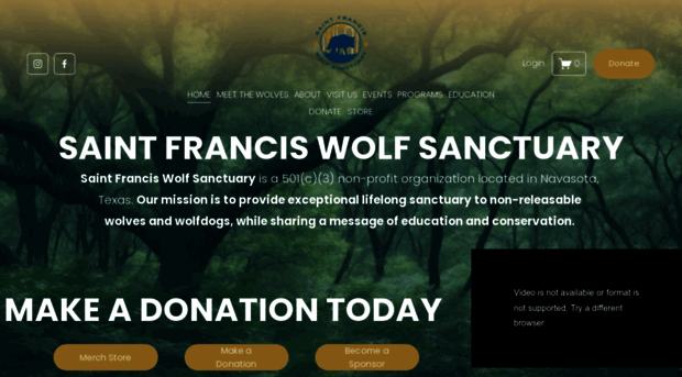 saintfranciswolfsanctuary.org