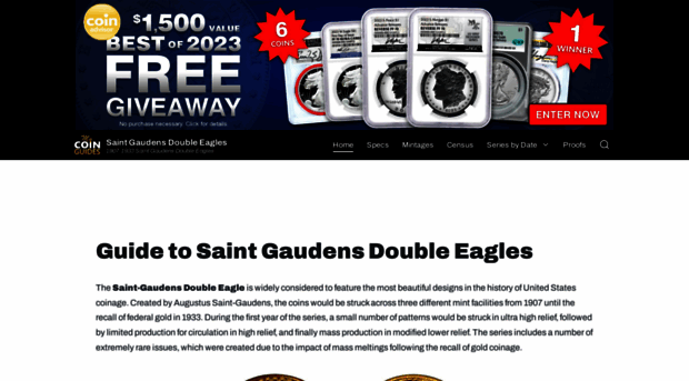 saintgaudensdoubleeagle.com