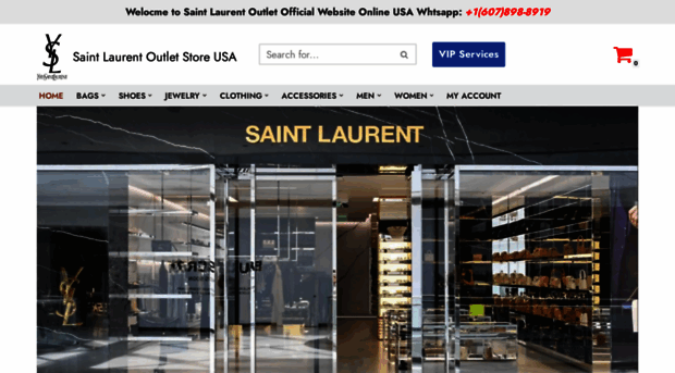 saintlaurentoutletstore.com