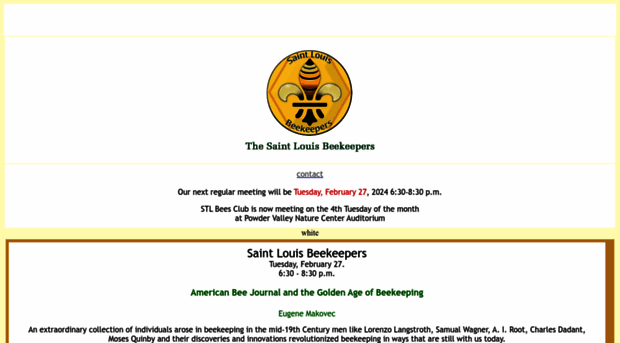 saintlouisbeekeepers.com