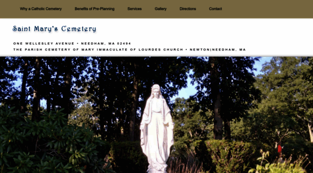 saintmaryscemetery.org