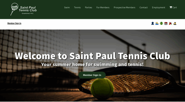 saintpaultennisclub.com