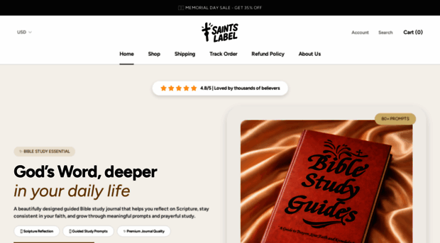 saintslabel.com