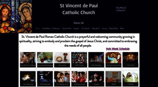 saintvincentdepaulchurch.org