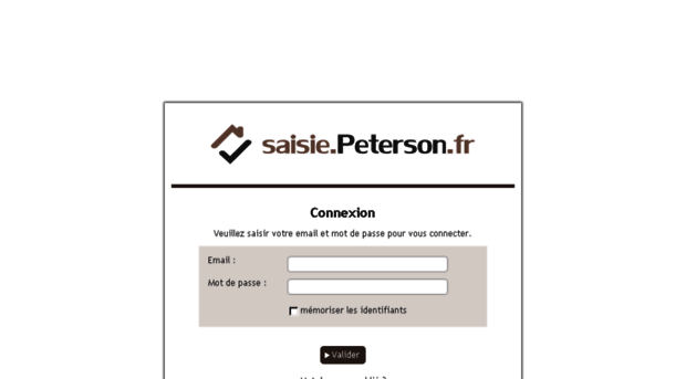 saisie.peterson.fr