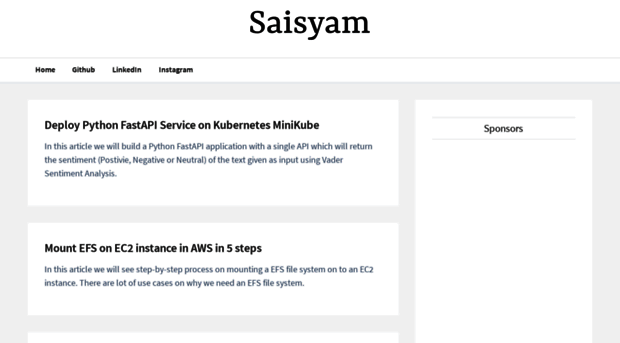 saisyam.com