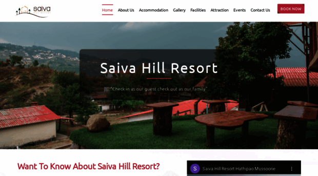 saivahillresort.com