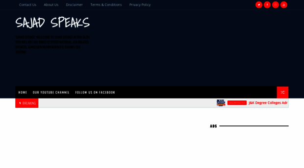 sajadspeaks.com