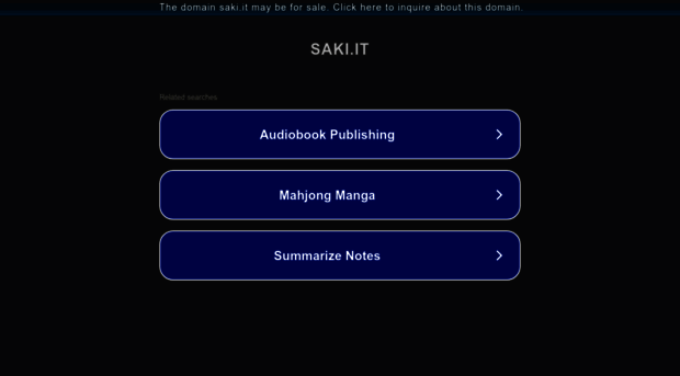saki.it