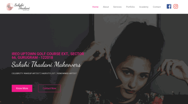 sakshithadanimakeovers.com