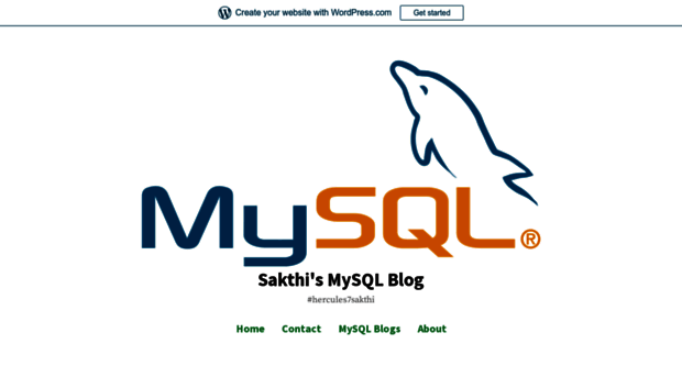 sakthismysqlblog.wordpress.com