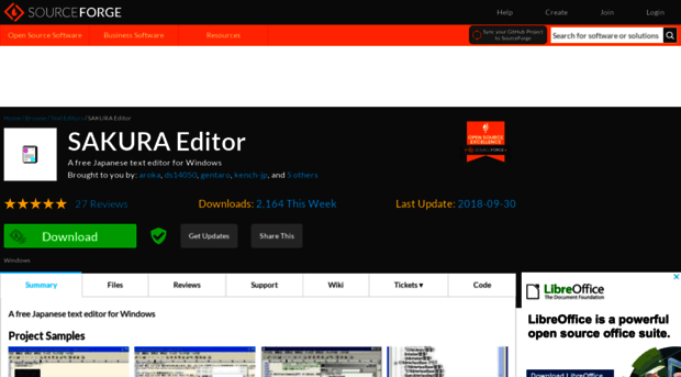 sakura-editor.sourceforge.net