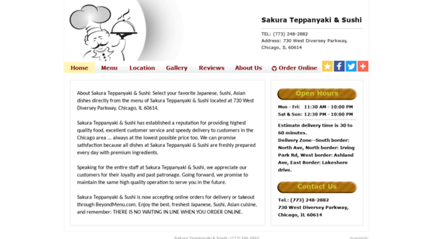 sakurateppanyakisushi.com