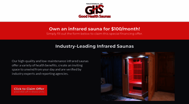 sale.goodhealthsaunas.com