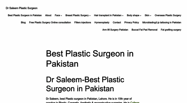 saleemplasticsurgeon.com