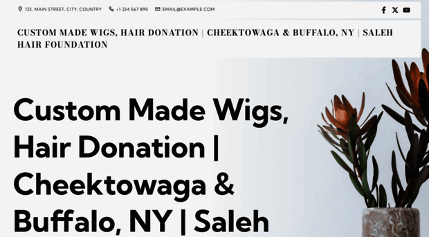 salehhairfoundation.org
