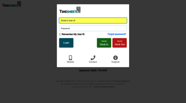 salesforce.timesheets.com