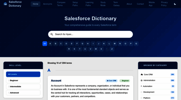 salesforcedictionary.com