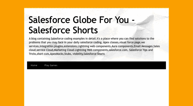 salesforceglobe4u.blogspot.com