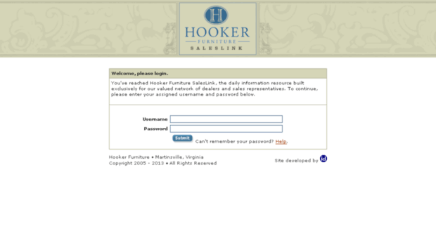 saleslink.hookerfurniture.com