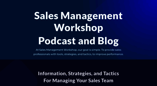salesmanagementworkshop.com