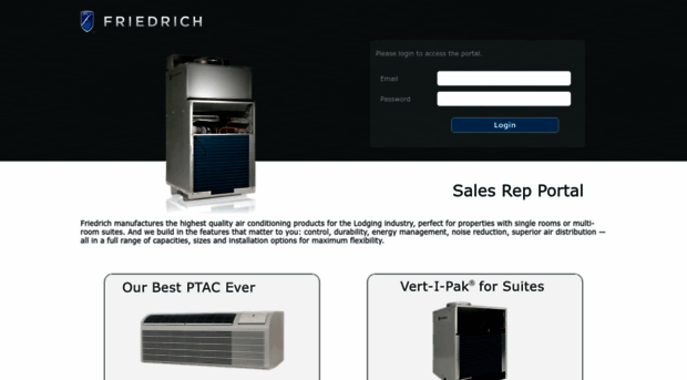 salesrep.friedrich.com