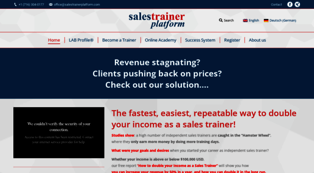 salestrainerplatform.com