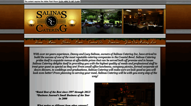 salinascateringinc.com