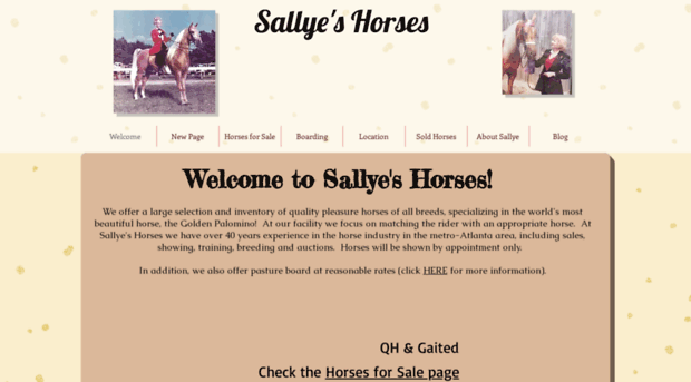 sallyeshorses.net