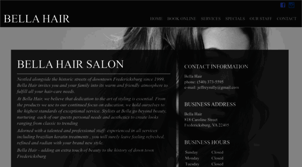 salonbellahair.com