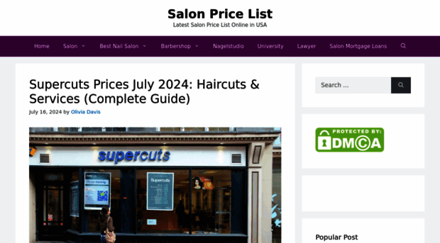 salonpricelist.com