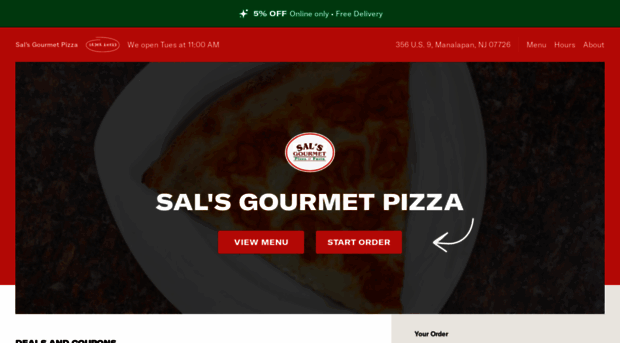 salsgourmetpizzamenu.com